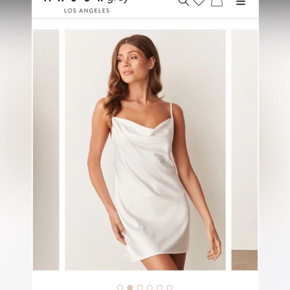 MASONgrey LA White Bridal Slip in Small - Picture 2 of 3